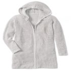 Hoodie Shaker Cardigan Sweater image number null