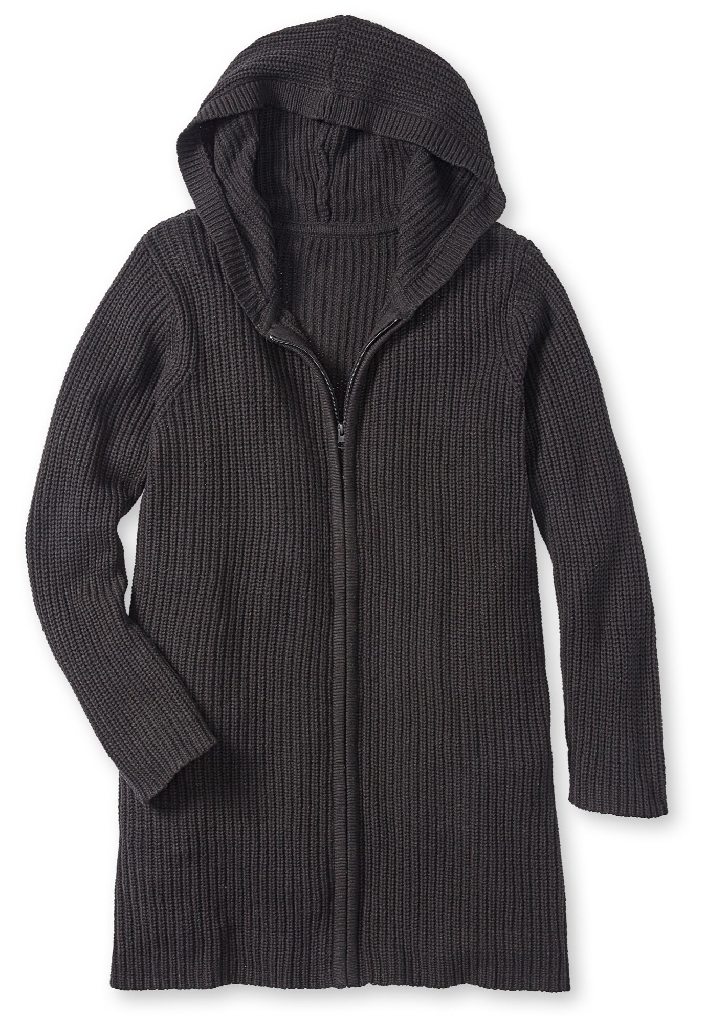 Hoodie Shaker Cardigan image number 1