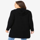 Hoodie Shaker Cardigan image number null