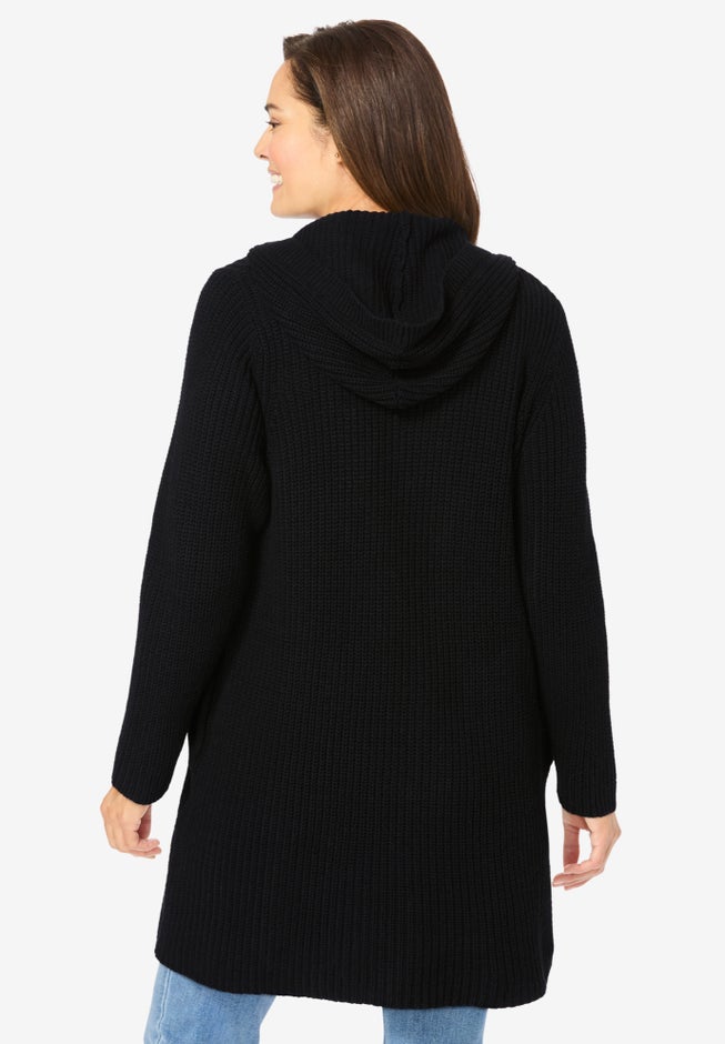 Hoodie Shaker Cardigan image number 2