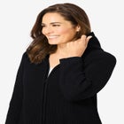 Hoodie Shaker Cardigan image number null