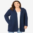 Hoodie Shaker Cardigan Sweater image number null