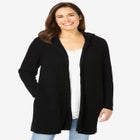 Hoodie Shaker Cardigan image number null