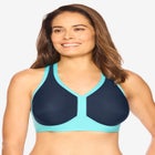 V-Neck Colorblock Sports Bra image number null