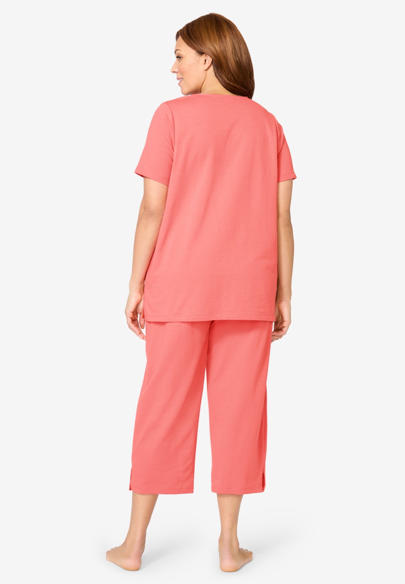 Dreams & Co® 2-Piece Applique Capri image number 1