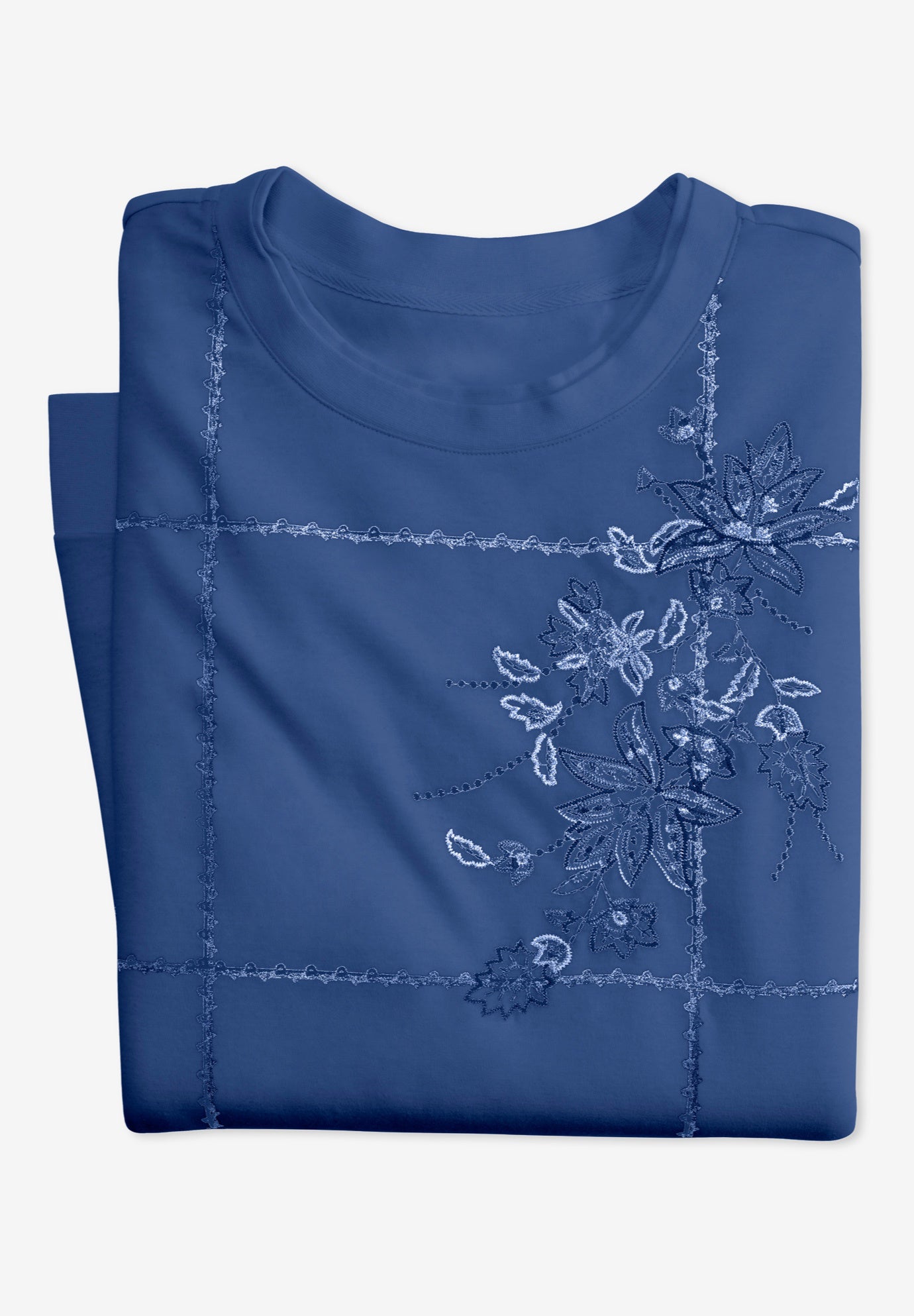 Patchwork Embroidered Top image number 3