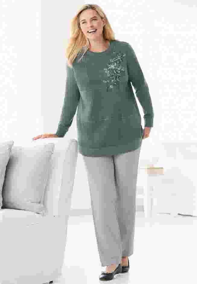 Patchwork Embroidered Top image number 4