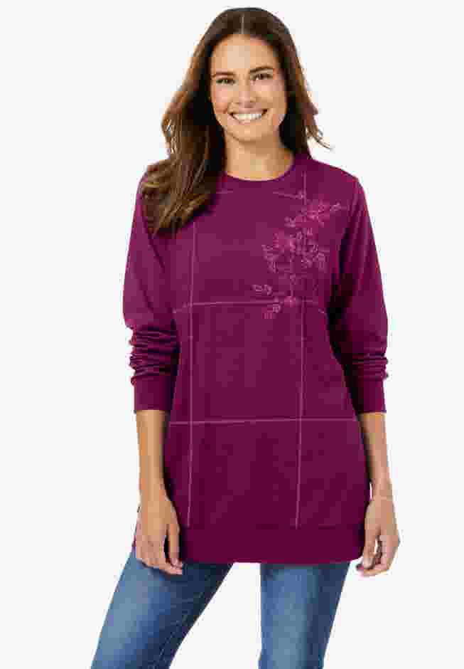 Patchwork Embroidered Top image number 0