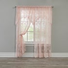 Ella Floral Lace Panel with Attached Valance image number null