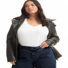 Curvie Fit High-Waisted Wide-Leg Utility Jean image number null