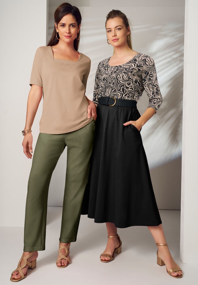 Soft Ease Straight Leg Pant image number 4