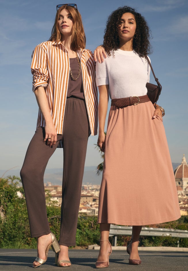 Soft Ease Midi Skirt image number 1