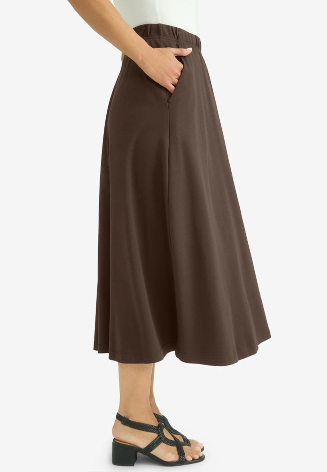 Soft Ease Midi Skirt image number 1