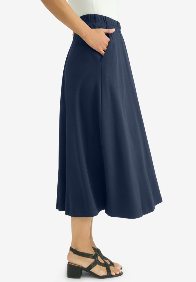 Soft Ease Midi Skirt image number 1