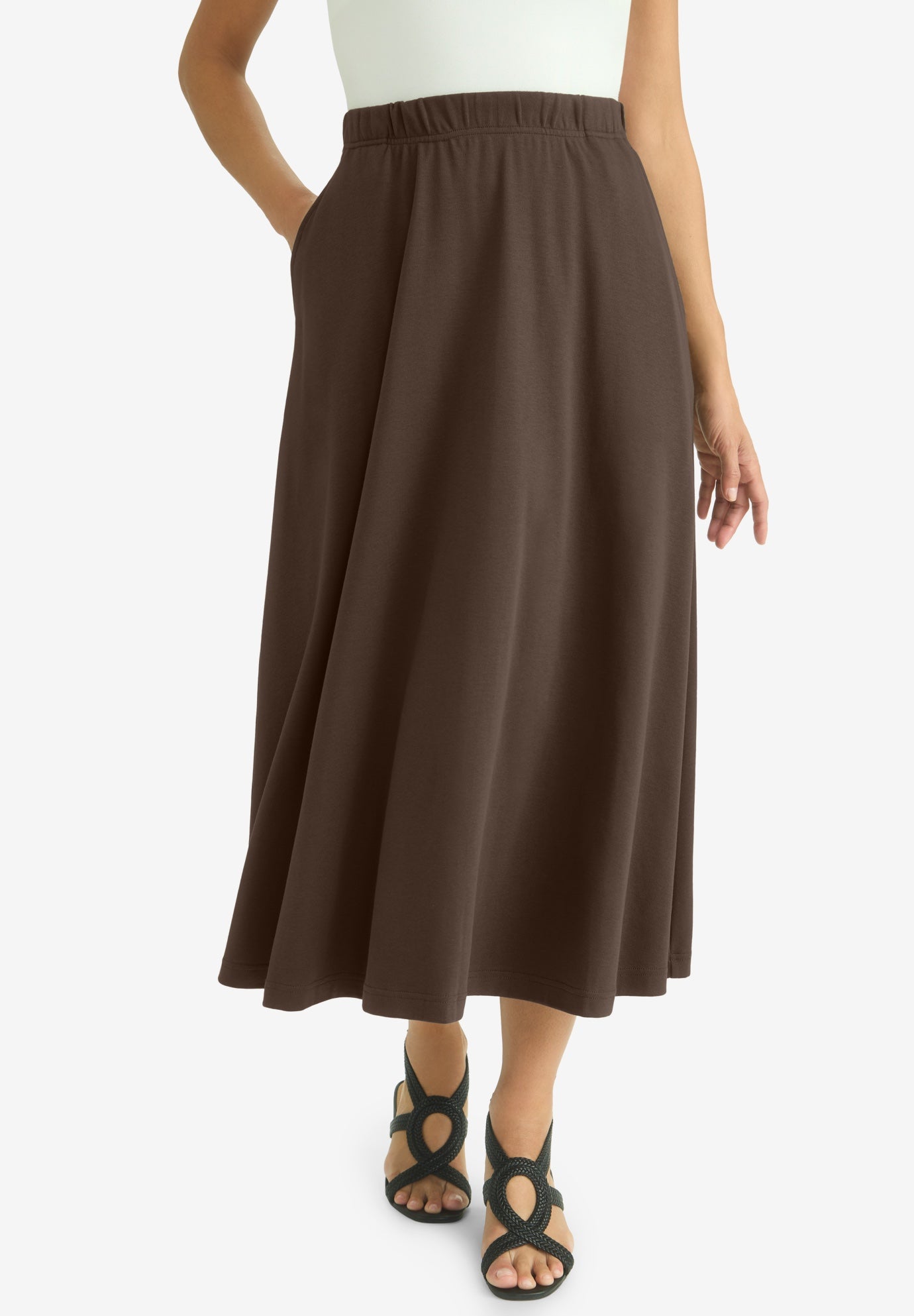 Soft Ease Midi Skirt image number 0