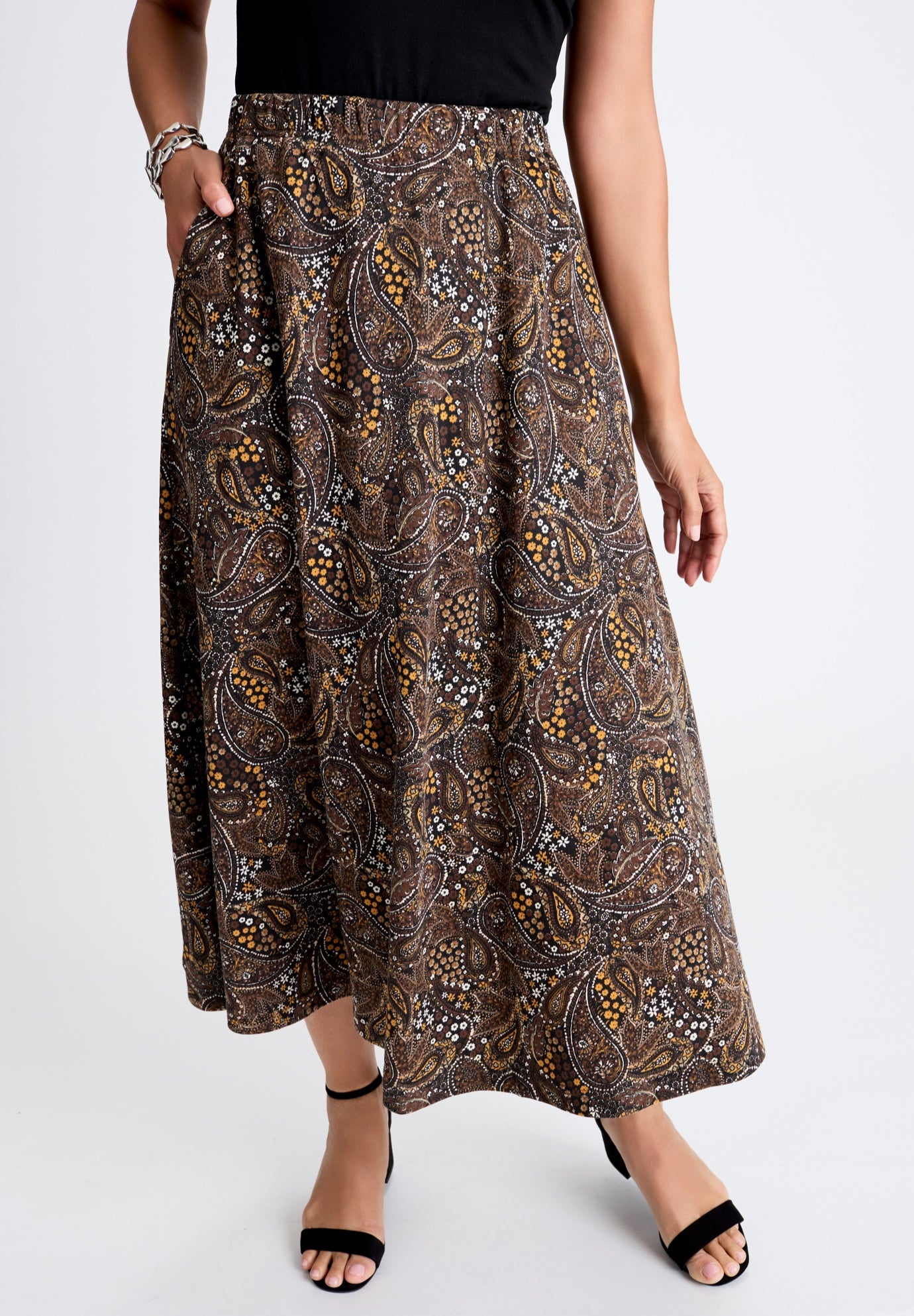 Soft Ease Midi Skirt image number 0