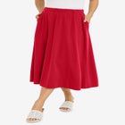 Soft Ease Midi Skirt image number null