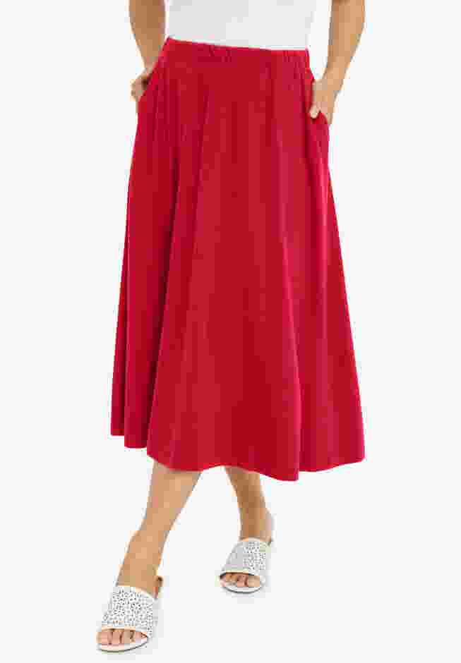 Soft Ease Midi Skirt image number 0