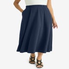 Soft Ease Midi Skirt image number null