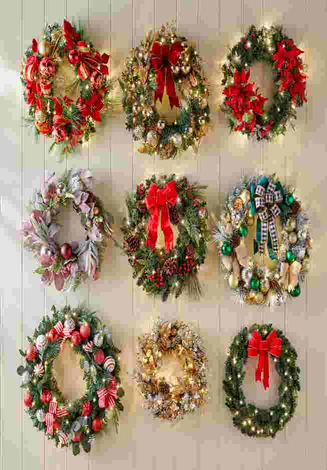 Blush Christmas Wreath image number 1