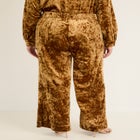 Crushed Velvet Wide-Leg Pant image number null