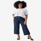 Pull-On Crop Wide Leg Pants image number null