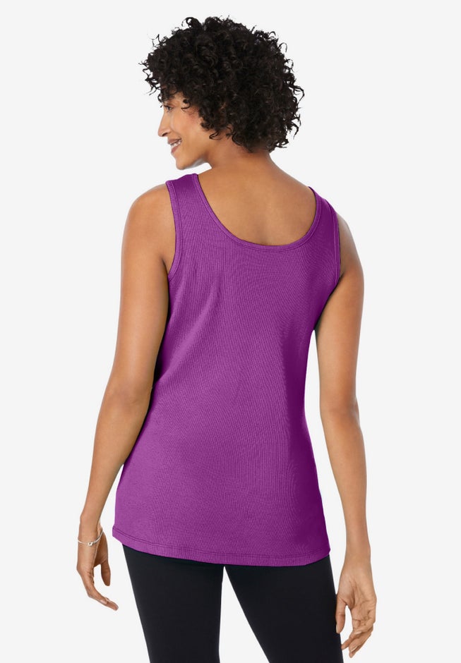 Rib Knit Tank image number 1