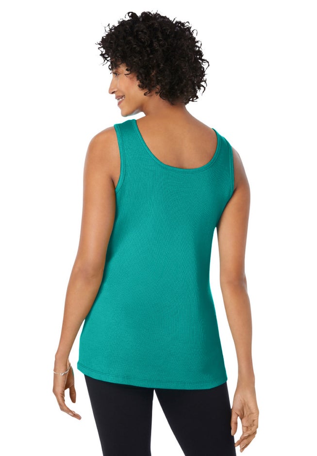 Rib Knit Tank image number 1