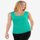 Rib Knit Tank image number null