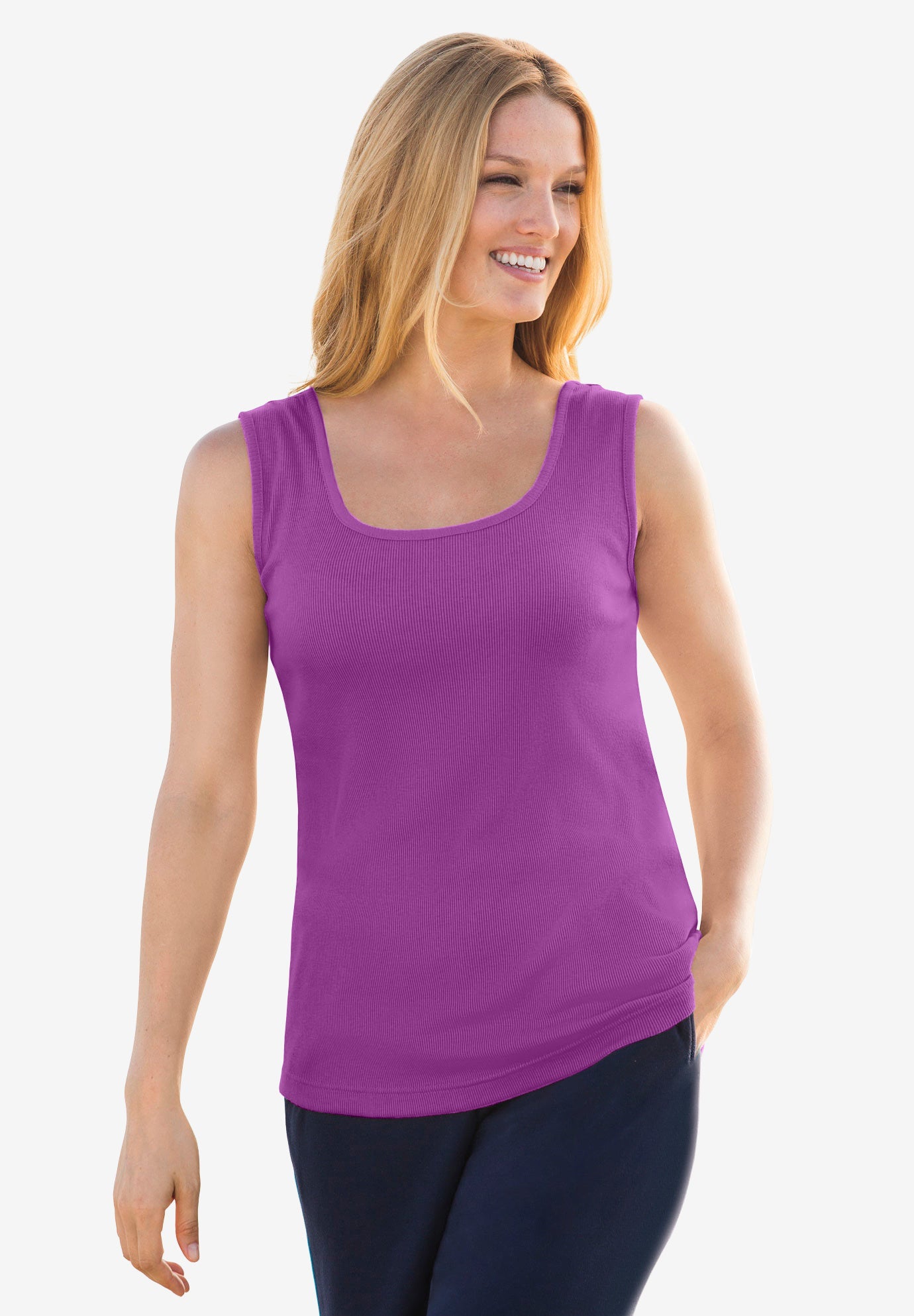 Rib Knit Tank image number 0