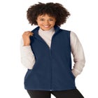 Zip-Front Microfleece Vest image number null
