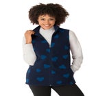 Zip-Front Microfleece Vest image number null