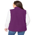Zip-Front Microfleece Vest image number null