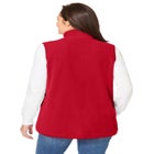 Zip-Front Microfleece Vest image number null