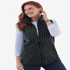 Zip-Front Microfleece Vest image number null