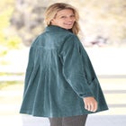 Pleat-Back Corduroy Jacket image number null