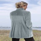 Pleat-Back Corduroy Jacket image number null