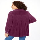 Pleat-Back Corduroy Jacket image number null