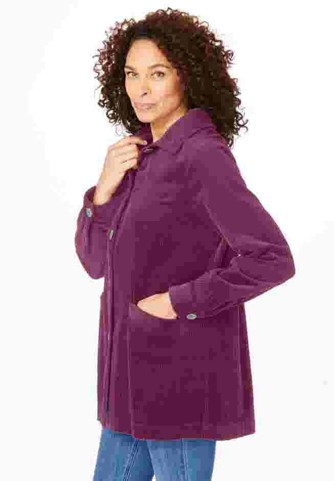 Pleat-Back Corduroy Jacket image number 2