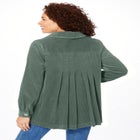 Pleat-Back Corduroy Jacket image number null