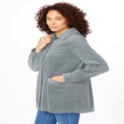 Pleat-Back Corduroy Jacket image number null