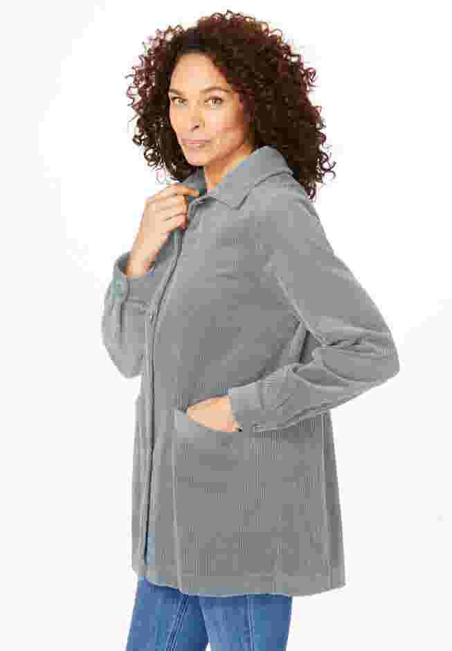 Pleat-Back Corduroy Jacket image number 2