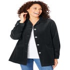 Pleat-Back Corduroy Jacket image number null