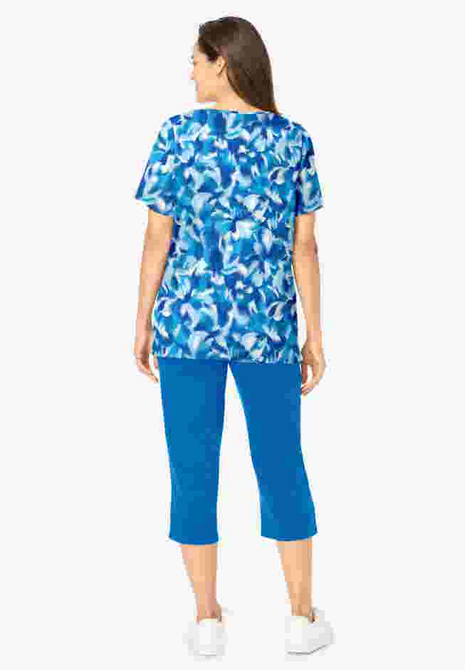 2-Piece Tunic and Capri Set image number 1
