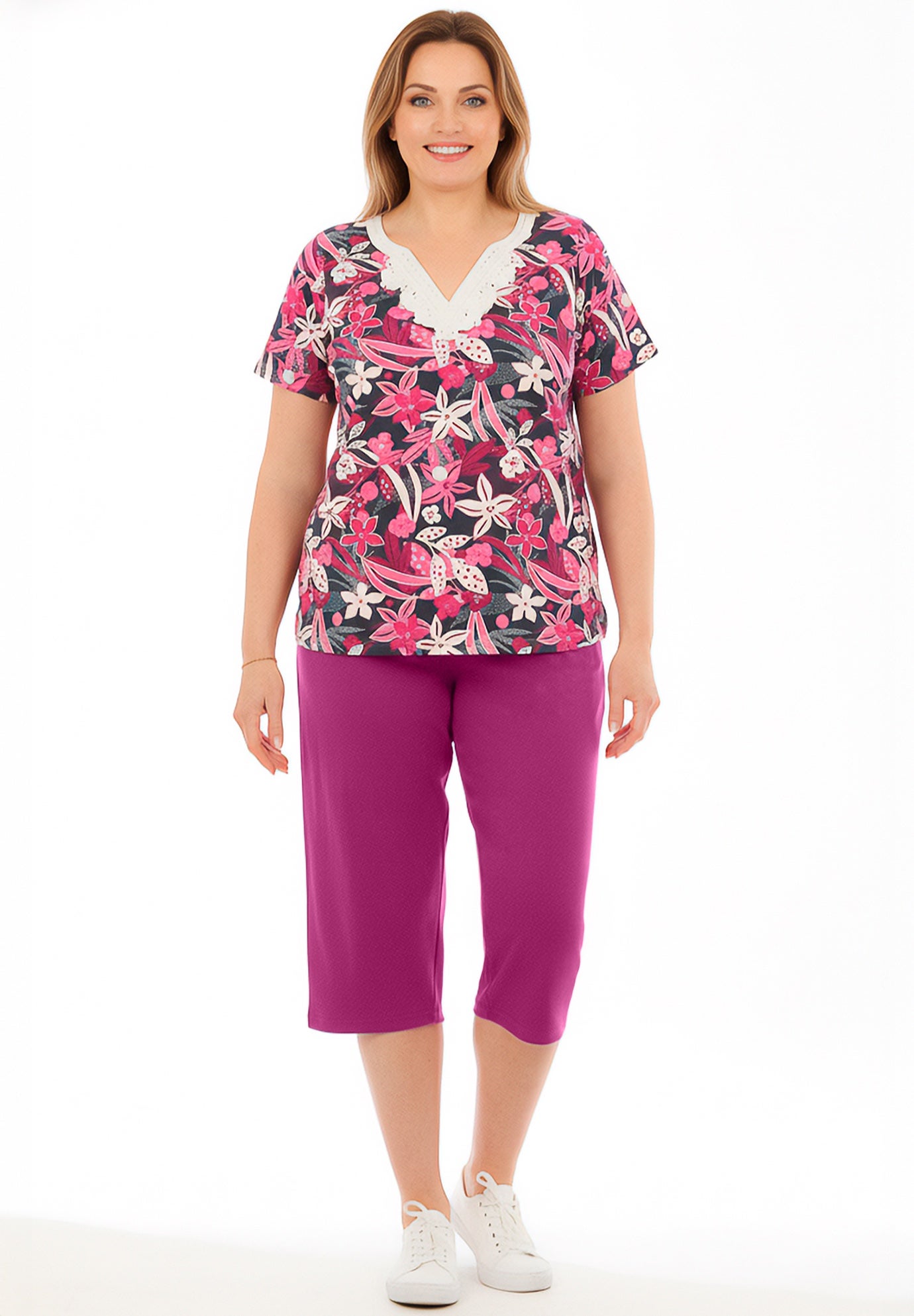 2-Piece Tunic and Capri Set image number 0