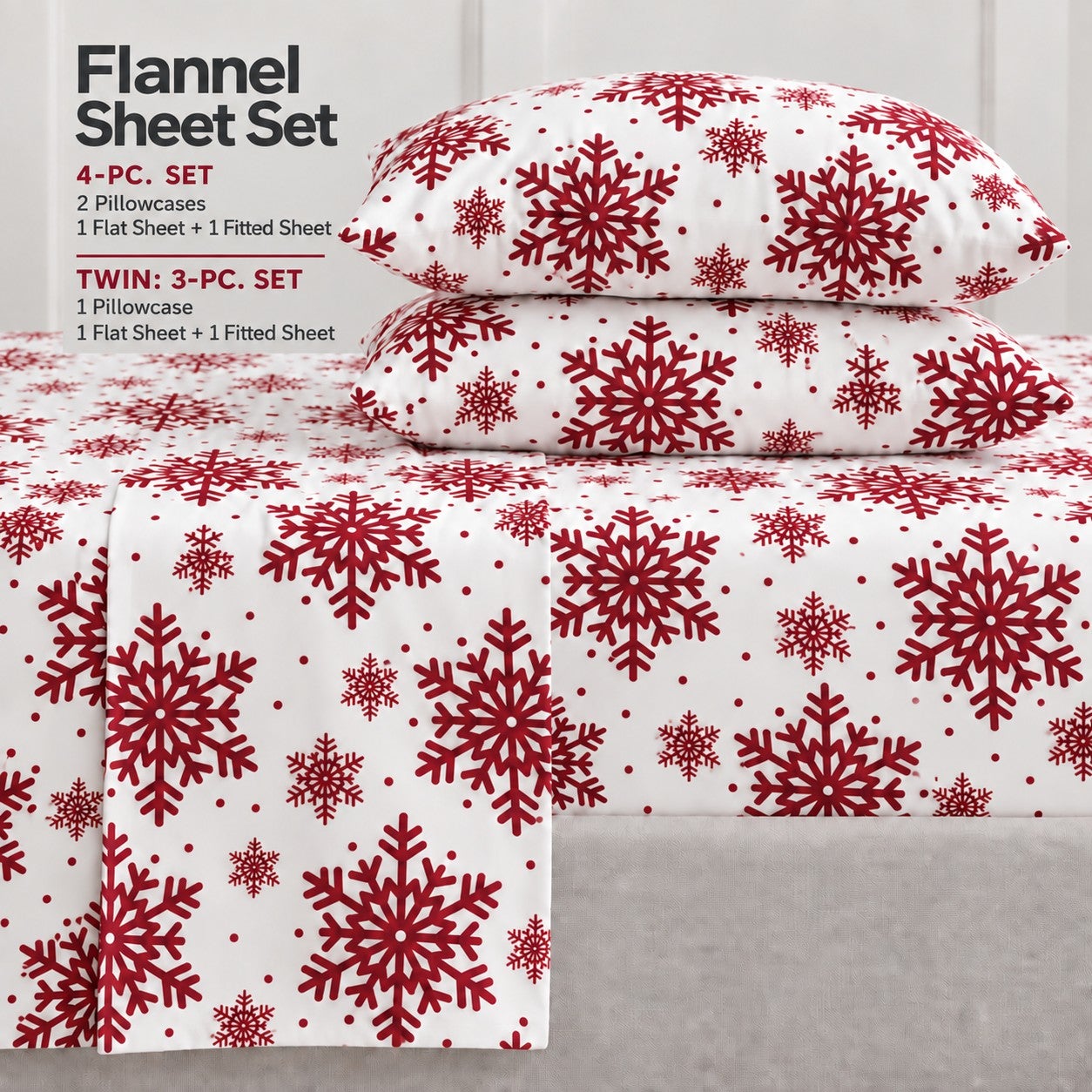 Cotton Flannel Print Sheet Set image number 0