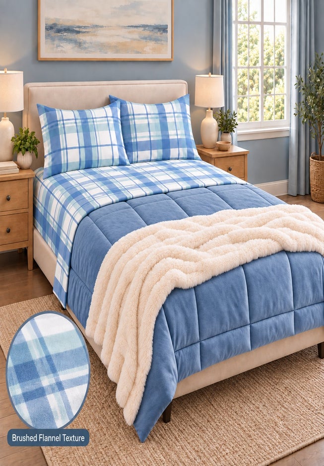 Cotton Flannel Print Sheet Set image number 10