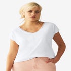 Crochet Trim Tee image number null