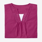 Crochet Layered-Look Tee image number null