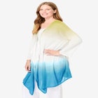 Lightweight Ombrè Open Front Cardigan image number null